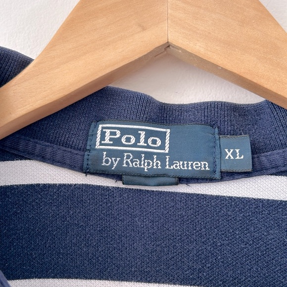 Polo by Ralph Lauren Men’s Shirt XL Blue Stripes Casual - Picture 4 of 8
